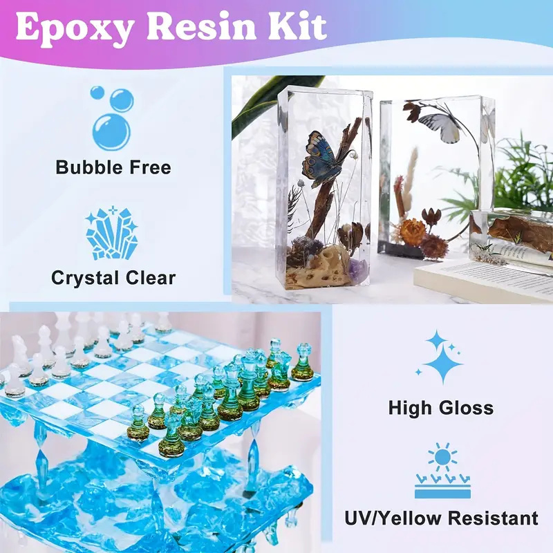 17.6oz/10.4oz perlengkapan Cas - Resin Art Table Top ulasan dan harga