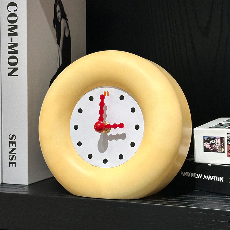 Jam Meja Seni Modern Dopamine, - Resin Art Clock ulasan dan harga