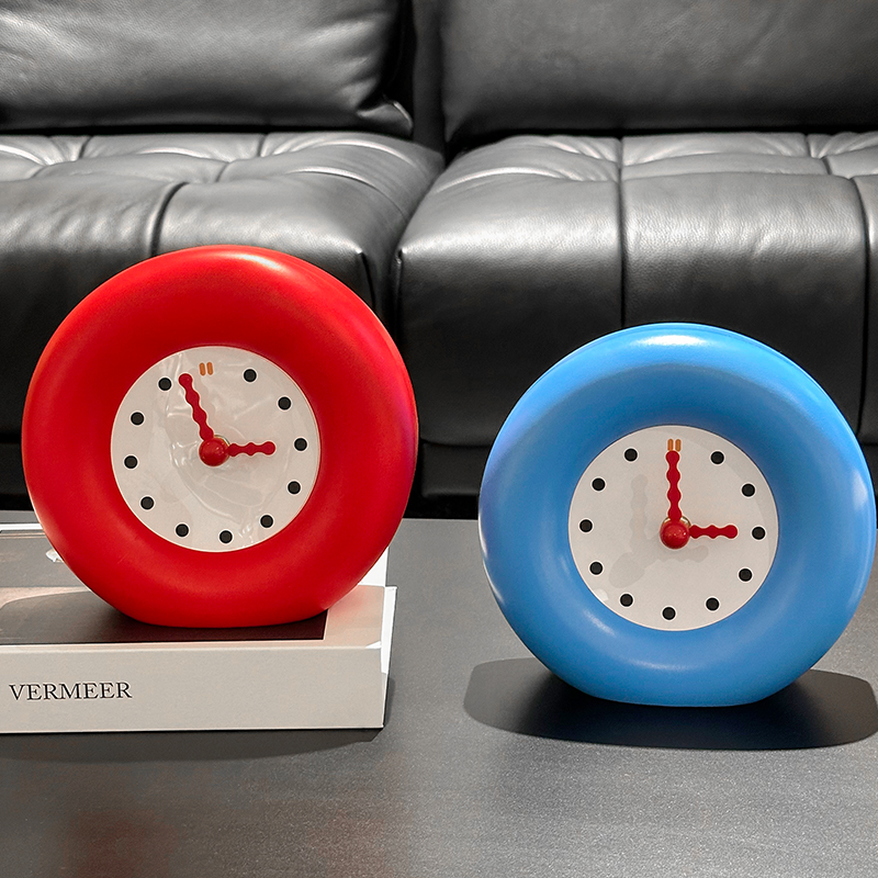 Jam Meja Seni Modern Dopamine, - Resin Art Clock ulasan dan harga